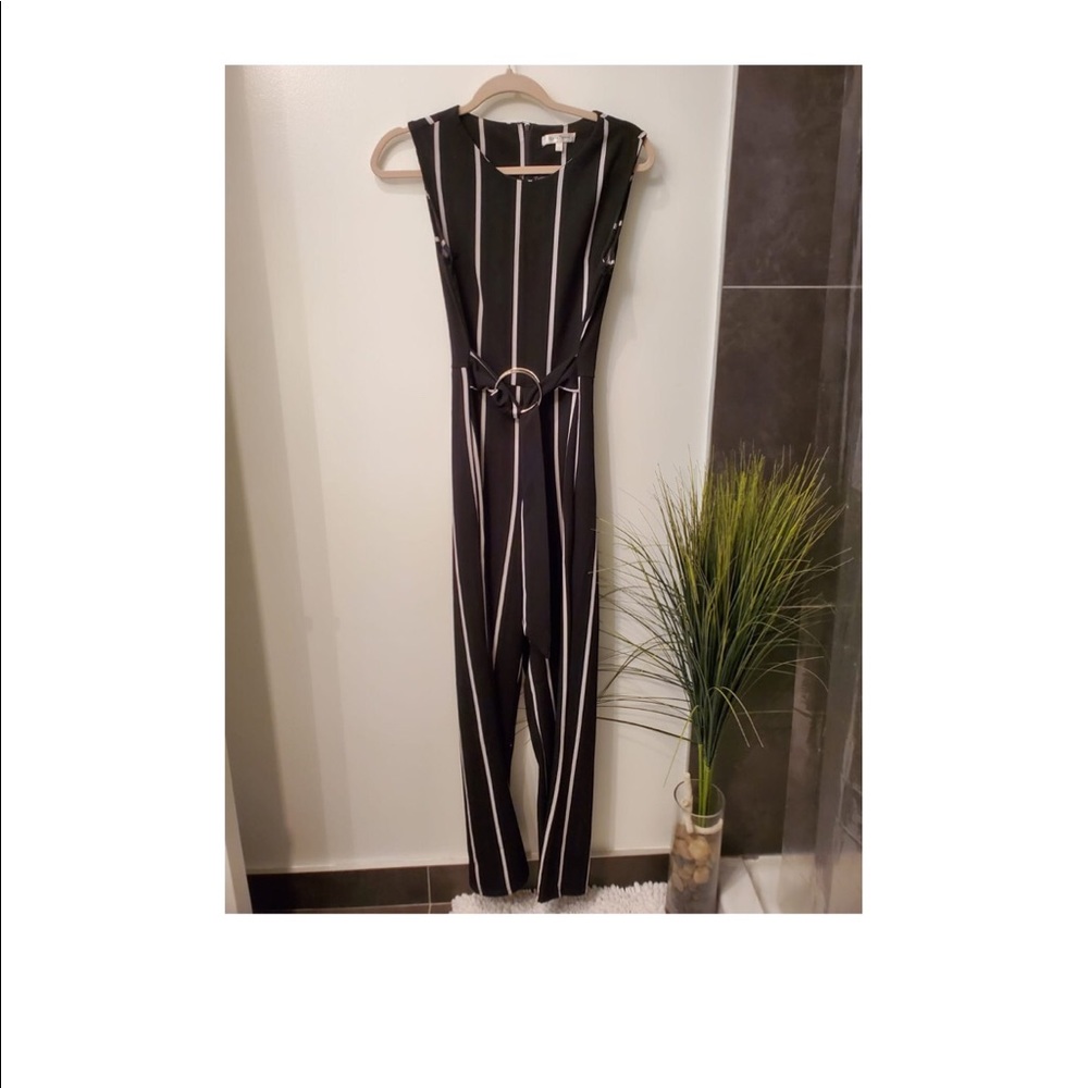 Striped jumpsuit